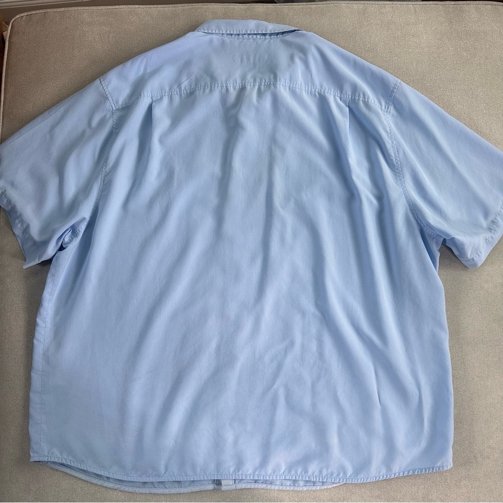 Tommy Bahama Coconut Point Island Zone Button Down Shirt. Blue. 3XLB. Minor Flaw - Picture 2 of 10